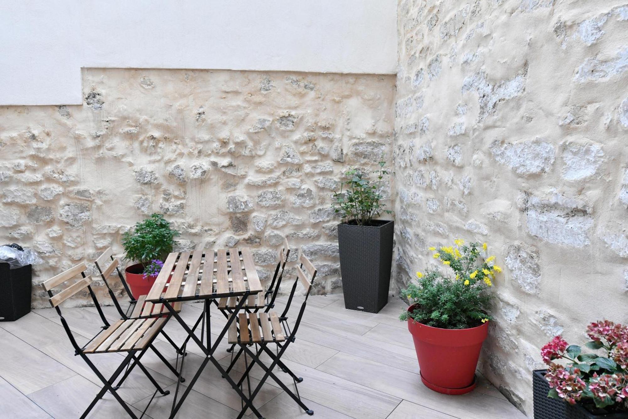 Apartamento Charme Montmartre - Terrasse Privee Avec Vue Sur Le Sacre-Coeur - Parking Gratuit París Exterior foto