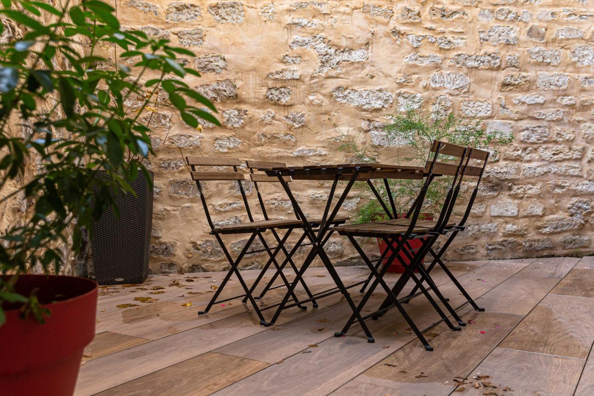 Apartamento Charme Montmartre - Terrasse Privee Avec Vue Sur Le Sacre-Coeur - Parking Gratuit París Exterior foto